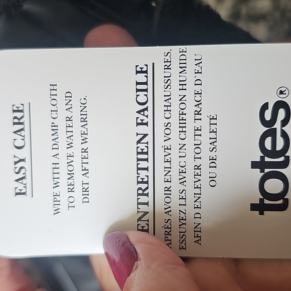 TOTES Thermolite Black Rain/Snow Boots Side Zip women’s Waterproof - Picture 9 of 10